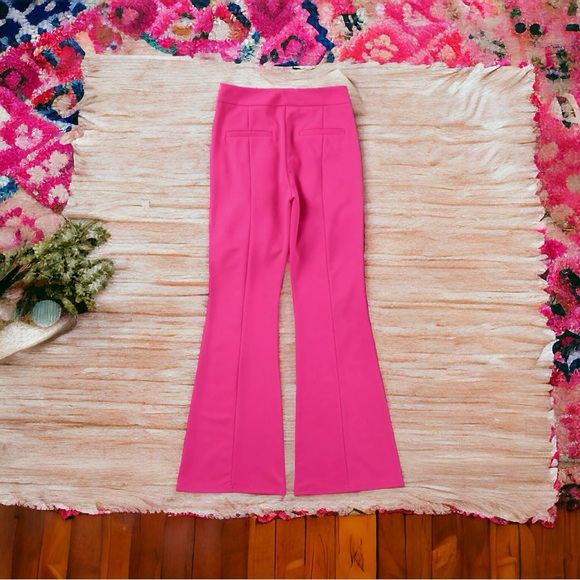 Rose Split Hem High Waist Pants - Picture 4 of 7